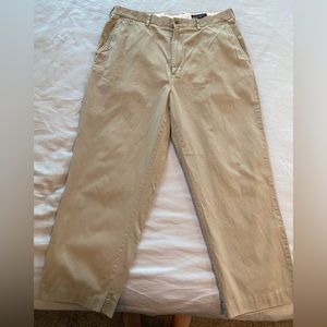 Daniel Cremieux classics 100% cotton dark khaki straight leg men’s 36x29 pants